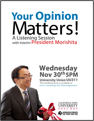 President Morishita poster